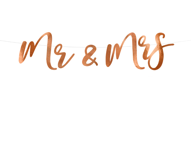 Slinger - Mr & Mrs - Rosé gold - Instyle Decoraties